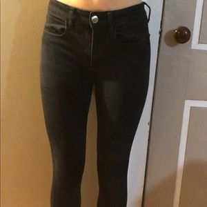 American Eagle Black High Waisted Jeans